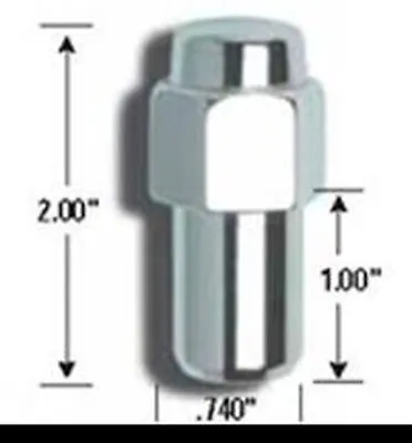 Gorilla Automotive 75148 Lug Nut Duplex Mag M14-1.5 Thread 7/8  Drive Chrome • $14.03