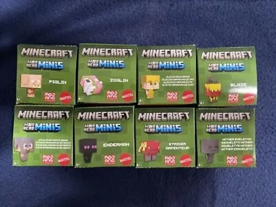 Minecraft Mob Head Minis Mattel Lot Of 8 • $29.98