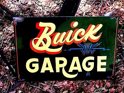 Vintage BUICK GM Chevy Garage Hand Painted HOT RAT ROD SHOP Car SIGN Pinstriped • $49