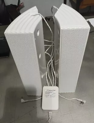 Vintage Packard Bell Multimedia Computer Speakers With Power Adapter • $20