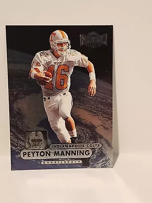 Peyton Manning 1998 Skybox Metal Universe Rookie #189 • $9.75