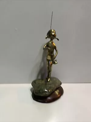 Malcolm Moran Girl Jumping Rope Bronze Sculpture 1972 No Balloon • $150