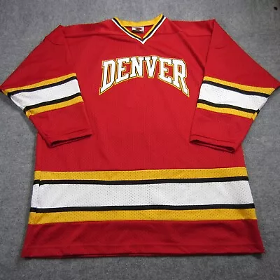 Vintage K1 Hockey Jersey Adult 2XL Red Denver Colorado Made In USA Mens • $49.99