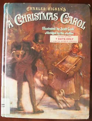 A CHRISTMAS CAROL By Charles Dickens 1990 First Edition 1st Printing SCOTT COOK • $9.99