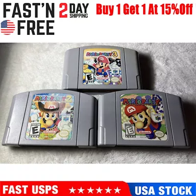 Super Mario 64 Party 1 2 3 Video Game Cartridge Console Card For Nintendo N64  • $18.89