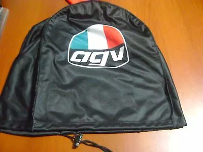 Motorcycle Helmet Bag Microfiber Agv Helmet Bag Carry Helmet Duffle Black Rossi • $16.99