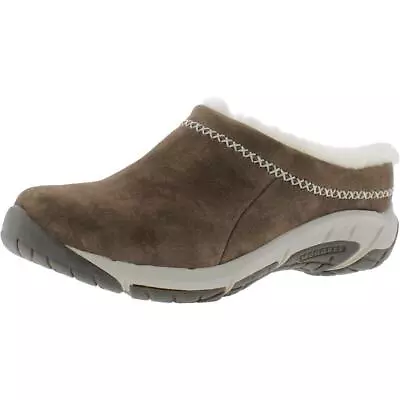 Merrell Womens Encore Ice 4 Taupe Suede Clogs Shoes 7 Medium (BM) BHFO 6113 • $37.99