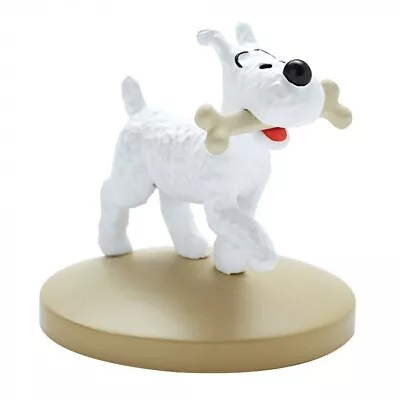 Snowy Holding Bone Resin Figurine Official Tintin Product Moulinsart New • $33.99