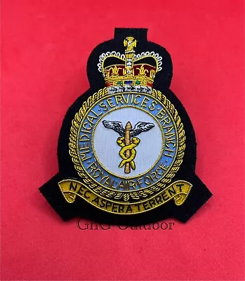 Royal Air Force Medical Service Branch Embroidered Bullion Wire Blazer Badge • £15.99