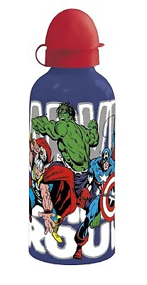 Avengers Aluminium Drinks Bottle 500ml Dark Blue • $15.49