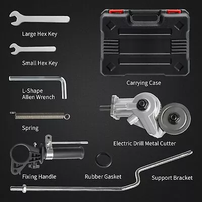 Electric Drill Shears Sheet Metal Cutter Drill Attachment Plate Cutter Iron • $14.99