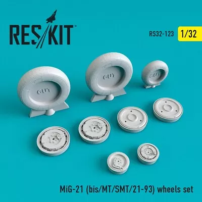 1/32 Reskit RS32-0123 MiG-21bis/MT/SMT/93 Wheels Set • $18