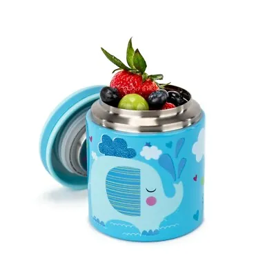 $13.99 • Buy Blue Ele BE02 Vacuum Insulated Food Jar & Thermos For Kids