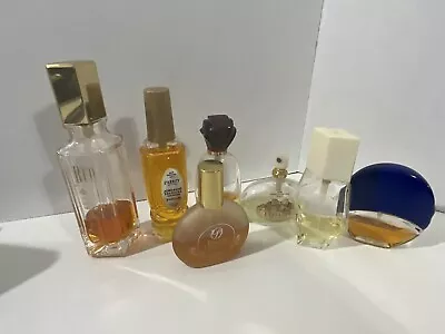 Vintage Lot Of  Seven Different Perfumes Collectible Bottles Assorted Makers • $71.40