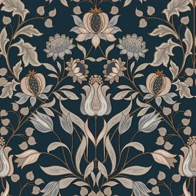 £12.99 • Buy Graham & Brown Fresco Nouveau Floral Multi Wallpaper 115607 - Trail Leaf Damask