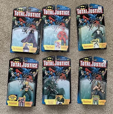 1996 Kenner Total Justice Action Figure Lot Of 6 Hawkman Parallax Aquaman *Read* • $39.95