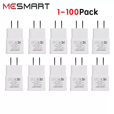 1-100x Wholesale Bulk USB Wall Charger Block Power Adapter For Samsung Android • $18.98