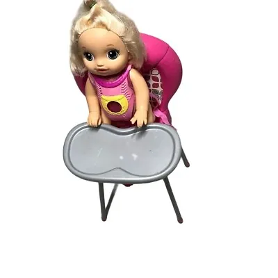 Baby Alive Go Bye Bye Crawling Talking Doll & Carrier Graco TollyTots High Chair • $27.97