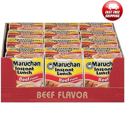 Maruchan Instant Lunch Beef 2.25 Oz Pack Of 12 • $9.90