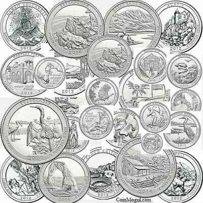 2010- 2021 D ATB National Park Quarters Choose Any Coin Or Coins U.S. Mint Coins • $1.85