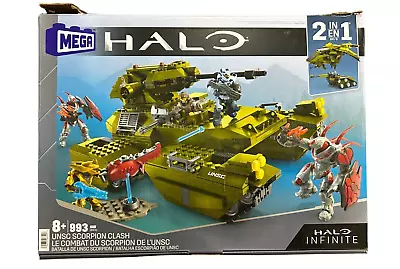 Mega Halo Unsc Scorpion Clash 2-In-1 Halo Infinite Building Set • $121.37