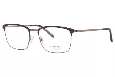 Morel Lightec 30197L NG12 Eyeglasses Men's Black/Grey Optical Frame 57mm • $119.95