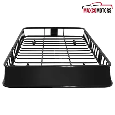 $150.99 • Buy Roof Rack Fits 64  Extendable Steel Luggage Cargo Carrier Top Basket SUV Truck