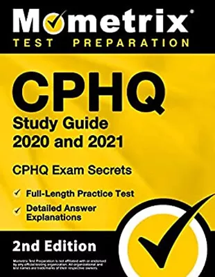 CPHQ Study Guide 2020 And 2021 - CPHQ Exam Secrets Full-Length P • $11.19