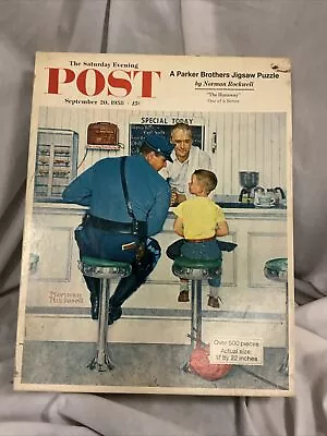 MasterPieces Saturday Evening Post Norman Rockwell Runaway 500 PC Jigsaw Puzzle • $13.09