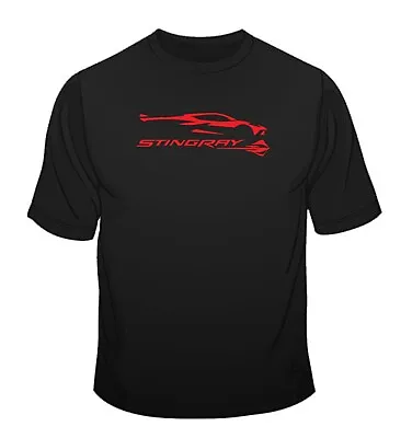 Corvette C8 Stringray T-Shirt (RED) • $24