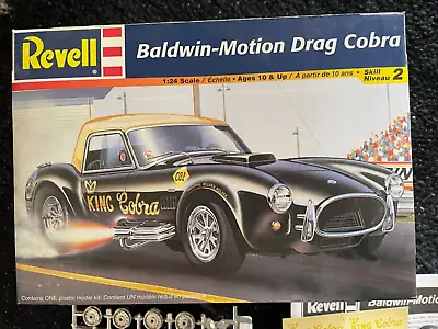 Revell Baldwin-Motion Drag Cobra 1:24 Scale Model Kit 85-7664 King Cobra • $15