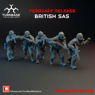 Modern British SAS -  Resin Bolt Action / Chain Of Command / WW2 V • £8.08