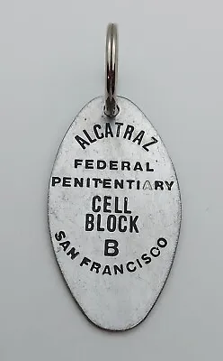 ALCATRAZ - Federal Penitentiary CELL BLOCK - B San Francisco Vintage Keychains • $17.09