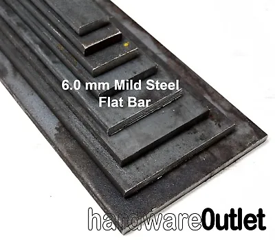 £5.40 • Buy Mild Steel FLAT BAR 6 8 10mm Bespoke Cutting Service Available UK Trade Suplier