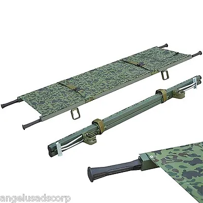 Medical Stretcher Foldaway Aluminum | Camouflage | Emergency | 191-MayDay • $285