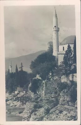 BOSNIA HERZEGOVINA Mostar Mosque RPPC 1935 • $6.99