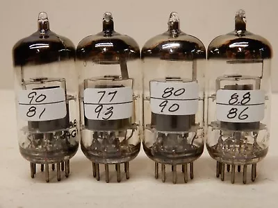 Amperex Bugle Boy (No Graphics) 6DJ8 Vacuum Tubes Measuring Medium Qty 4 • $35