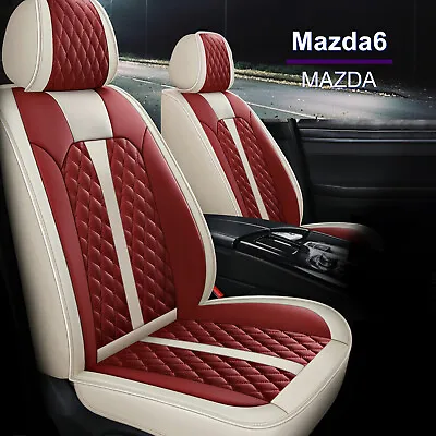 $158.60 • Buy Fit For 2007-2021 Mazda 6 Car 5 Seat Covers Front Rear Back Leather Seat Covers 