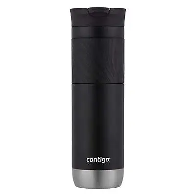 Contigo Byron 2.0 Stainless Steel Travel Mug With SNAPSEAL Lid And Grip In Black • $20.40