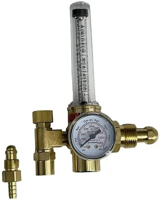 Arc Union Argon/CO2 CGA-580 Inlet Weld Flow Meter Gas Pressure Regulator Gauge • $25.49