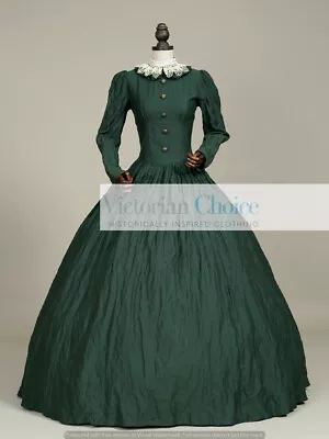 Victorian Dickens Fair Dress Civil War Little Women Gown Theatrical Clothing 316 • $215