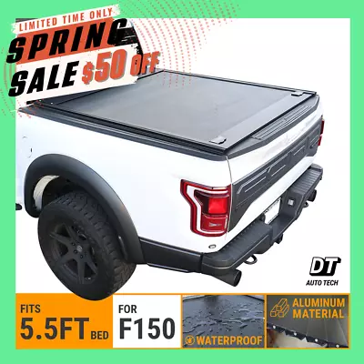 Fit 2004-2023 Ford F-150 Tonneau Cover Hard Aluminum Retractable 5.5ft Short Bed • $799