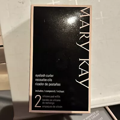 New In Box Mary Kay Eyelash Curler + 2 Silicone Refill Pads ~ Fast Ship • $11.50