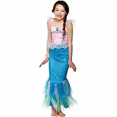 £7.98 • Buy Girls Mystical Mermaid Costume Fancy Dress Up Party Halloween Outfit Kid Child