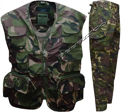 Kids Ripstop Camo Vest / Trousers Combats British DPM Camouflage Army Military • $24