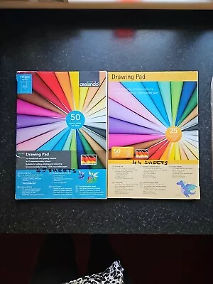 2 A3 Mixed Colour Paper Pads For Card Making And Crafting • £4.25