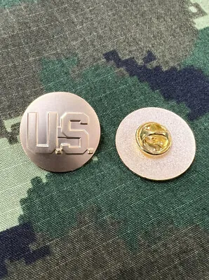 £5.99 • Buy Pair US Army WW2 Collar Discs Pin Badge Repro Military Insignia AAF Metal Lapel