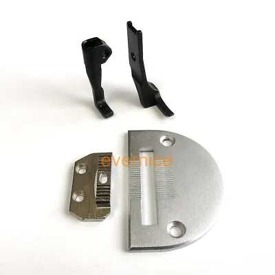 For NAKAJIMA 280L WALKING FOOT NEEDLE PLATE & FEED DOG & Zipper Foot Set • $13.86