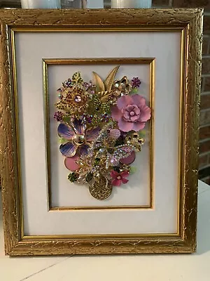 Vintage And Contemporary Jewelry Art Framed • $60