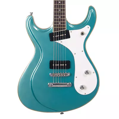 Eastwood Guitars Sidejack Baritone Metallic Blue Mosrite-inspired Offset NEW! • $749